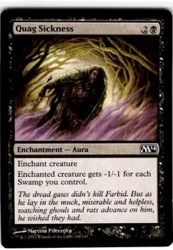 MTG Quag Sickness Magic 2014 (M14) Common #110 - Image 1
