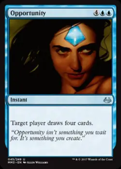 Opportunity -Foil Light Play MTG Modern Masters 2017 - Image 1