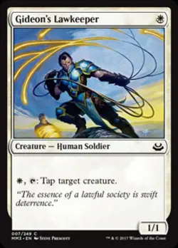 Gideon's Lawkeeper -Foil Light Play MTG Modern Masters 2017 - Image 1