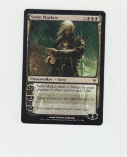 Sorin Markov *Zendikar* MTG Magic the Gathering - Image 1
