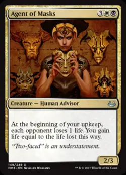 Agent of Masks -Foil Light Play MTG Modern Masters 2017 - Image 1