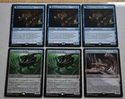 MTG Lot 3x Docent of Perfection & 3x Deepfathom Skulker Rare Blue Eldrazi - Image 1