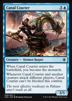 Canal Courier -Foil Light Play MTG Conspiracy: Take the Crown - Image 1