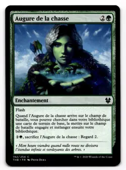 MTG Omen of the Hunt (192) Theros Beyond Death French Augure de la chasse - Image 1