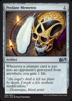 Profane Memento -Foil Light Play MTG Magic 2015 Core Set - Image 1