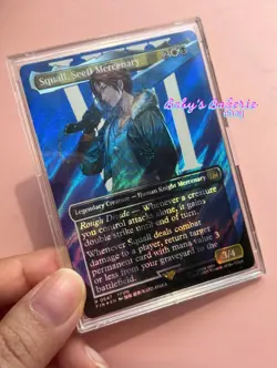 MTG: Final Fantasy “Squall, SeeD Mercenary” (Borderless) (Surge Foil) - Image 1