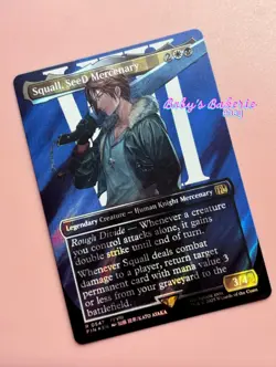 MTG: Final Fantasy “Squall, SeeD Mercenary” (Borderless) (Surge Foil) - Image 2
