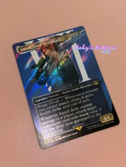 MTG: Final Fantasy “Squall, SeeD Mercenary” (Borderless) (Surge Foil) - Image 3