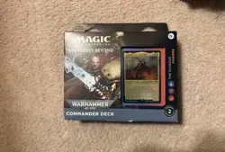 WOTC MTG Universes Beyond Warhammer 40K Commander Deck - 100 Cards 195166173764 - Image 1