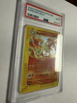 Pokemon Expedition 2002 Rapidash Holo PSA 8 NM-MT - Image 2