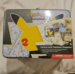 Pokemon 25th Anniversary Celebrations Treasure Chest Lunchbox Tin Factory SEALED - Image 1