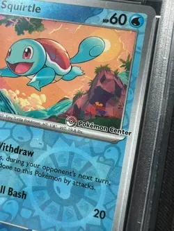 Pokemon TCG: Squirtle 151 Pokemon Center Promo #007/165 / GEM MINT PSA 10 - Image 2
