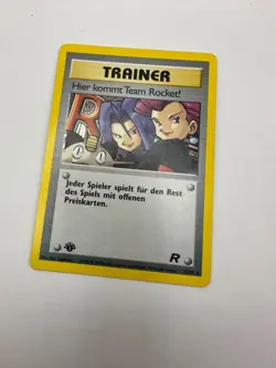 Pokemon Karte TCG Hier kommt Team Rocket! 15/82 1.Team Rocket Holo Rare DE EX - Image 2