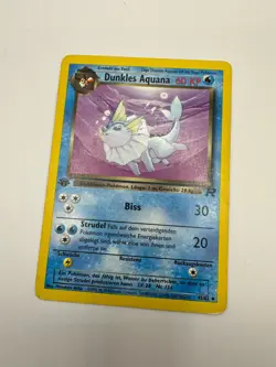 Pokemon Karte TCG Aquana 45/82 1.Team Rocket Holo Vintage Deutsch GD - Image 2