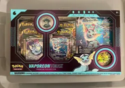 Vaporeon VMAX Premium Collection Box New Sealed Pokemon TCG - Image 1