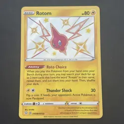 Rotom SV038/SV122 Baby Shiny Vault Shining Fates Sword & Shield Pokemon TCG 2021 - Image 1