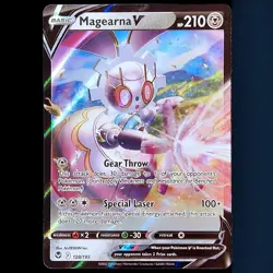 Magearna V 128/195 Silver Tempest Sword & Shield Ultra Rare Pokemon TCG NM - Image 1