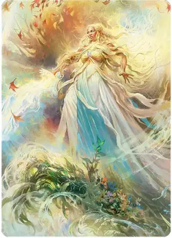 MTG The Lord of the Rings Art Series - Galadriel, Light of Valinor (8/24)_ - Image 1