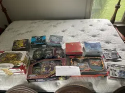 Pokemon TCG Sealed Lot Including ETB’s, Premium Collections, And Blisters. - Image 1