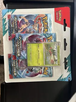 Pokemon Scarlet & Violet TCG Journey Together Three Pack Blister With Yanmega🍃 - Image 1