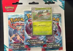 Pokemon Scarlet & Violet TCG Journey Together Three Pack Blister With Yanmega🍃 - Image 2
