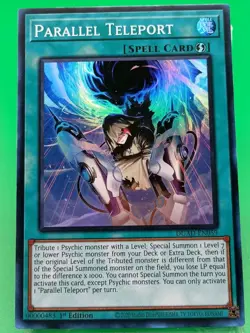 Yugioh Parallel Teleport Super Rare DUAD - Image 1