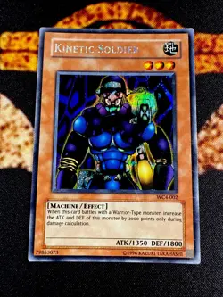 🔥YUGIOH • KINETIC SOLDIER • PRISMATIC SECRET RARE • WC4-002 • PROMO • LP🔥 - Image 2