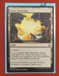 Magic the Gathering MTG Naya Panorama (263/302) Commander 2019 NM - Image 1