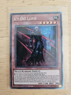 JUSH-EN034 K9-OO Lupis Collector's Rare 1st Ed YuGiOh - Image 2