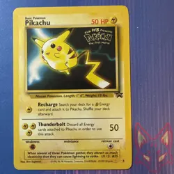 The First Movie Black Star Promo Card - LP - Pikachu #4 WOTC English (US Seller) - Image 1