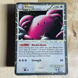 2010 Blissey Prime 106/123 Heartgold Soulsilver Holo Rare English Pokemon Card - Image 2