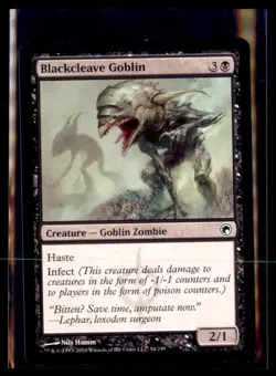 Magic: The Gathering Blackcleave Goblin Scars of Mirrodin 4 Card Lot - Image 1