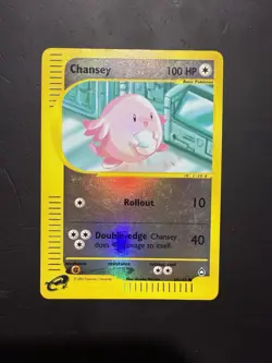 Chansey 69/147 Aquapolis Reverse Holo Pokemon Card E Reader Series MP - Image 1