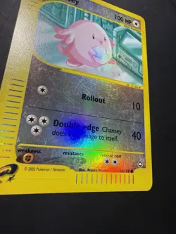 Chansey 69/147 Aquapolis Reverse Holo Pokemon Card E Reader Series MP - Image 2