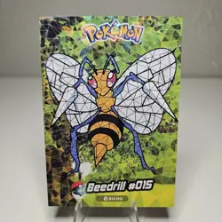 Beedrill #15 - Cracked Ice Holo - Crystal Collection 2024 - Pokemon Card - Image 2