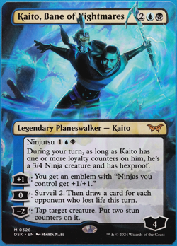 Kaito, Bane of Nightmares (Borderless 328) Duskmourn NM CARD (499226) ABUGames - Image 1
