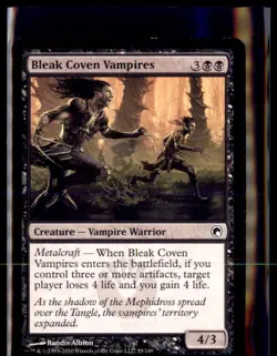 Magic: The Gathering Black Coven Vampires Scars of Mirrodin 5 Card Lot - Image 1