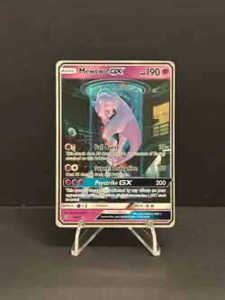 Pokemon Mewtwo GX TCG Shining Legends Full Art Holo Card 78/73 - Image 1
