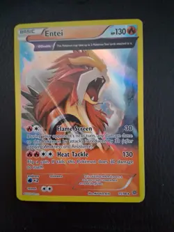 Pokemon TCG Entei Ancient Origins Holo Rare Card 15/98 - Image 1