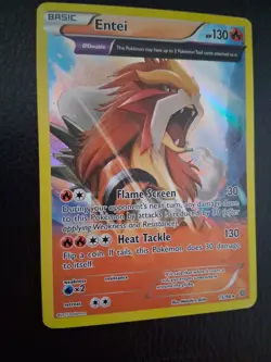 Pokemon TCG Entei Ancient Origins Holo Rare Card 15/98 - Image 2