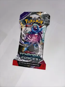 5 Scarlet & Violet Temporal Forces Pokemon Trading Card 1 Tcg Booster Pack - Image 3