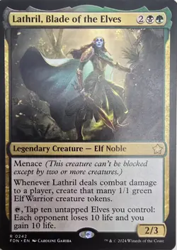 MTG Commander EDH Deck Lathril, Blade of the Elves 100 Cards Elf Custom Deck - Image 1