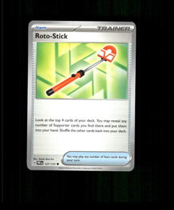 2025 Prismatic Evolutions Roto-Stick Pokemon Card #127/131 Basic TCG PACK FRESH - Image 1