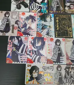 Obanai Iguro Demon Slayer Mixed Card Lot of 20 CCG Anime Manga Cards - Image 5