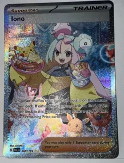 Iono #269 - Pokemon PAL Paldea Evolved Holo (SIR) Special Illustration Rare - Image 1