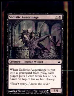 Magic: The Gathering Sadistic Augermage Ravnica: City of Guilds 5 Card Lot - Image 1