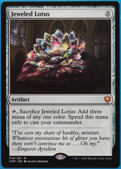 Jeweled Lotus Commander Legends NM Artifact Mythic Rare CARD (499223) ABUGames - Image 1