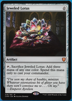 Jeweled Lotus Commander Legends NM Artifact Mythic Rare CARD (499222) ABUGames - Image 1