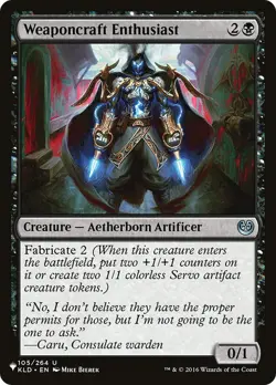 Weaponcraft Enthusiast - 105/264 / English / Near Mint MTG - Image 1