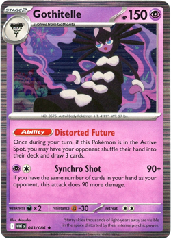 Gothitelle (Holo) - 043/086 - White Flare - NM/M - Pokemon - English - Image 1